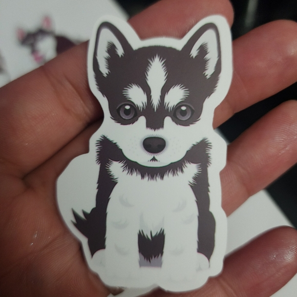 ♠️10/$10♠️ Adorable Husky Stickers - Picture 5 of 5